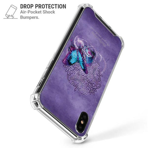 Butterfly Celtic Knot by Brigid Ashwood iPhone XS Max Clear Case